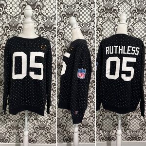 UNDEFEATED ✨ 05 RUTHLESS League Polka dot Crew Sweatshirt unisex | Sz S